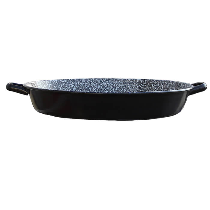 Smaltovaná grilovací pánev s oušky 42 cm